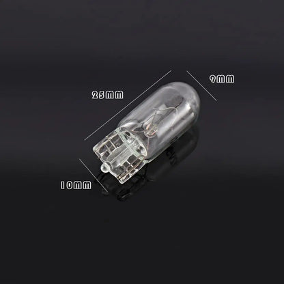 10pcs/set 5W T10 W5W 194 168 Width Lamp License Plate Lights Signal Light Halogen Bulbs