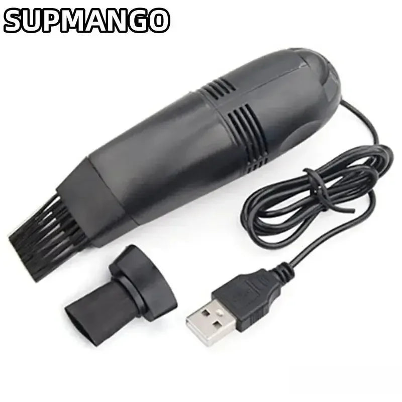Mini aspiradora USB, cepillo para teclado, limpiador de carcasa de portátil, cepillo para polvo, aspiradora USB portátil, herramienta de limpieza de computadora
