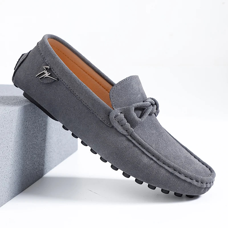British Style Fashionable Red High-End Banquet Dress Shoes Men's Commuting Driving Work Loafer for Men's Anti-Slip Shoes