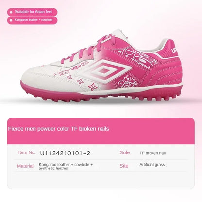 Botas de fútbol Umbro Lucky Star Broken Nails TF de piel de canguro para hombre, de corte ancho, de la Society Soccer Cleats