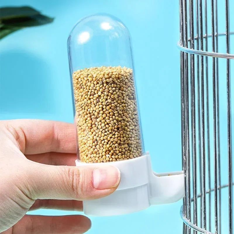 Bird Water Drinker Feeder Waterer with Clip Pet Bird Supplies Dispenser Bottle Drinking Cup Bowls for Pet Parrot Cage