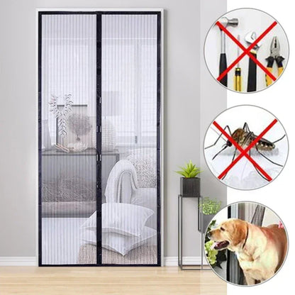 Magnetic Door Window Mosquito Net Insect Screen EcoFlow Anti Bug Curtains Home Garden Outdoor Protection Door Curtain