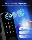 Fingerprint Lock Waterproof Tuya Wifi Remote Control Bluetooth TTLock App Mechanical Electronic Smart Door Lock For home