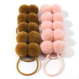 Bandas elásticas para el cabello para niñas, cinta de grosgrain, coletas, lazos, corbatas, soportes, accesorios, bebés, 10 piezas por lote 