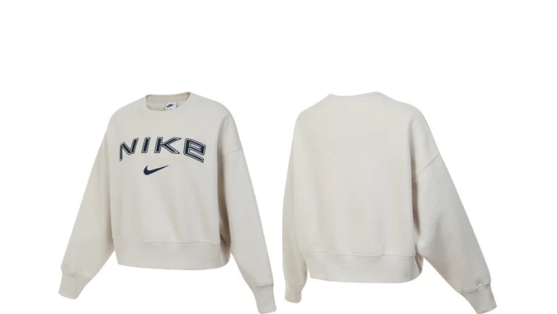 NIKE 2024 Women's AS W NSW PHNX FLC OOS LOGO CRE knitted Jumper FV7675-104