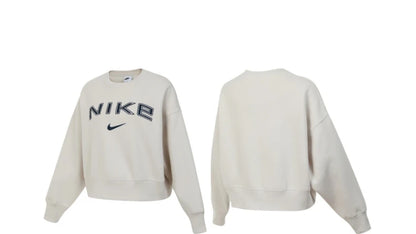 NIKE 2024 Women's AS W NSW PHNX FLC OOS LOGO CRE knitted Jumper FV7675-104