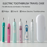Estojo de Viagem para Escova de Dentes Elétrica, Caixa Protetora Portátil Compatível com Escovas de Dentes Elétricas Oral-B e Philips
