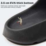 Coconut Slippers Cloud Thick-soled Sandals Summer Fashion Soft Bottom Beach Men Slippers Women's Sandals  EVA Slides
