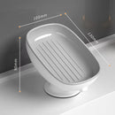 Super Suction Cup Soap Dish with drain water For Bathroom Soap Holder Kithcen Sponge Holder Soap container Bathroom Supplies