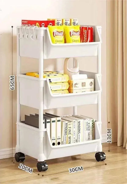 Estantería con ruedas para cocina, estantería de almacenamiento, armario de almacenamiento con ranura estrecha para esquina de cocina, organizador para baño, sala de estar y hogar