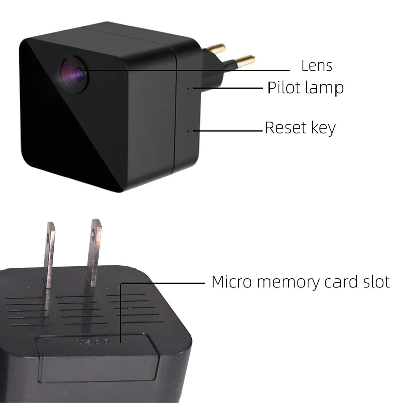 Cámara de red inalámbrica 1080P HD compatible con WiFi 2,4G, visión nocturna infrarroja interior del hogar, protección de monitoreo de seguridad, cámara para niñera