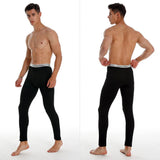 Calzoncillos largos térmicos para hombre, ropa interior de invierno cálida y agradable para la piel, mallas elásticas suaves y cómodas de talla grande.