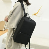 Portable Large Capacity Small Backpack Solid Color Waterproof Travel Bag Multiple Pockets Unisex School Bags Travel