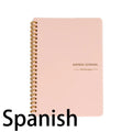2023 A5 Spanish Agenda Notebook Bullet Daily Weekly Journal Schedule English Planner Organizer School for Office Stationery
