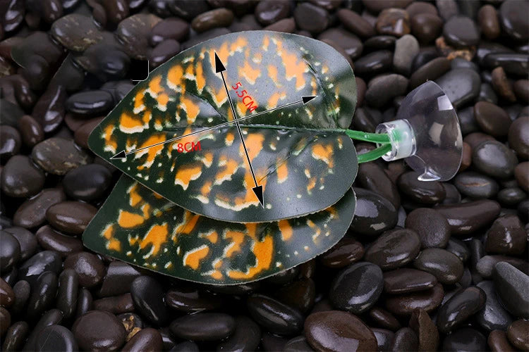 1pcs Fish Tank Artificial Leaf fish rest bed decor Aquarium Decoration Floating Bed Leaf Hammock FightingPerch Betta Spawning