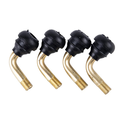 90 graus de borracha válvula de ângulo para pneus Tubeless, mamilo para disco Tubeless roda mamilo, pvr40, pvr50, pvr60, pvr70, 4pcs por conjunto