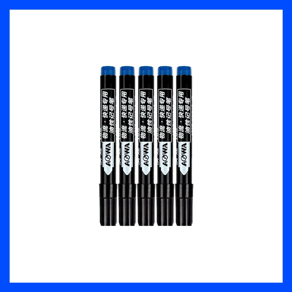 5-50Pcs Waterproof Oil-based Marker Pen Markers Black Blue Red Ink for Glass Metal Stationery Art Drawing Office School Supplies