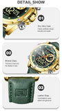 New NAVIFORCE Watches for Men Leather Men's Military Sport Waterproof Watch Quartz Wristwatch Chronograph Male Clock
