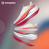 Baasploa Women's Professional Running Shoes Outdoor Carbon Plate Non-Slip Sports Shoes Female Casual Breathable Jogging Sneakers