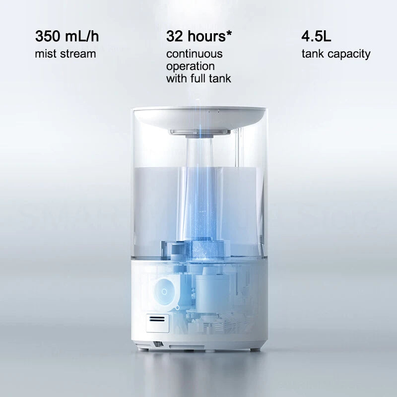 XIAOMI MIJIA Smart Antibacterial Humidifier 2 For Home 4.5L UVC 99.9% Sterilization Air Humidifier Aroma Essential Oils Diffuser