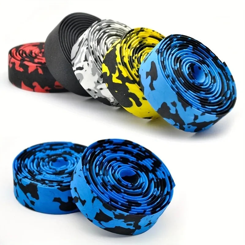 Camouflage Bicycle Straps Road Bike Straps Bend Handle Straps Bike Handlebar Tape Bicycle Accessories Outdoor Sports Cycling