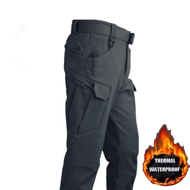 Chaquetas SoftShell de invierno para hombre, pantalones tácticos, para acampar, senderismo, caza, pesca, sudaderas de forro polar, abrigos, tallas S-5XL, pantalones cargo para exteriores.