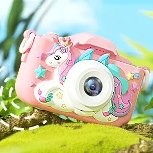 Cámara digital para niños de 1080P HD, cámara de vídeo de 2 pulgadas con funda de silicona, ideal para Navidad y cumpleaños.