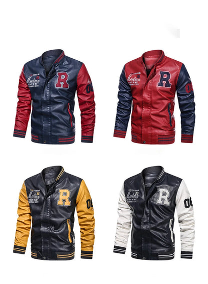 Motorcycle Wear Men Racing Motorcoss Jacket Winter Motorbike Clothing Protector Waterproof Moto PU Leather Jacket