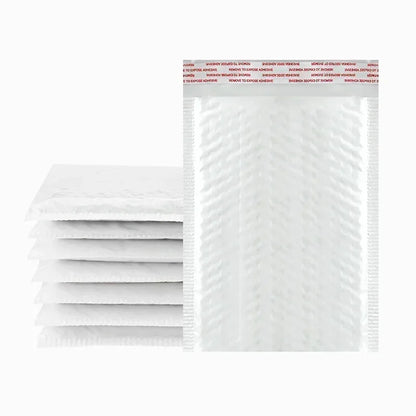 Espuma Branca Acolchoada Envelopes de Envio com Bolha, Auto Seal Mailers, Mailing Bag, Pacotes Bag, 500 Pcs