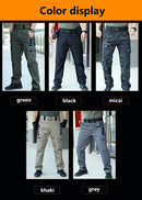 New Tactical Work Pants Men Outdoor Cargo Trousers Multi-pocket Waterproof Pant Autumn Spring Outdoor Workwear Hiking Trousers