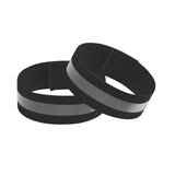 Braçadeira elástica reflexiva para crianças Pulseira de tornozelo e perna Refletor de segurança para ciclismo noturno ao ar livre, corrida e corrida, 1 par