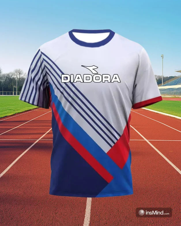 Hot Selling Fitness Short Sleeve DIADORA Badminton Sport Clothes T-shirt Comfortable Breathable Sweat Absorption Cycling Clothes