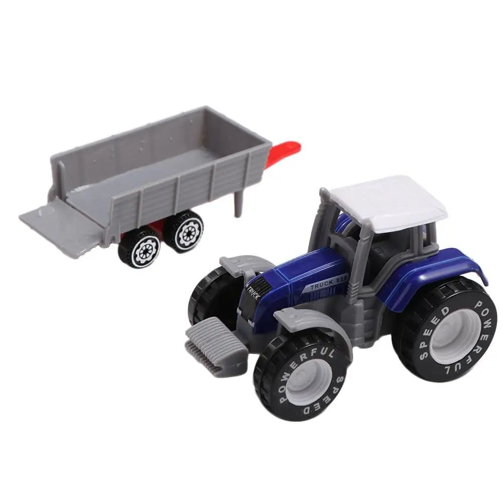 1pc Children Kids Alloy Tractor Dump Truck Educational Toy Tractor Toy Model Car Toys Farmer Vehicle Engineering Car Model