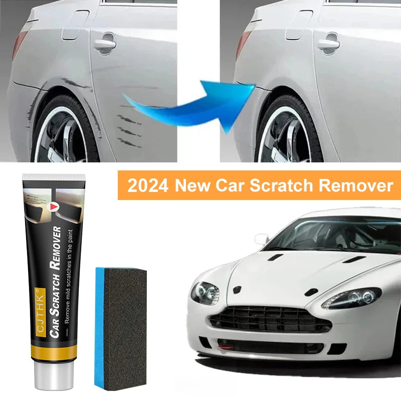 Car Scratch Remover Car Polishing Paste With Sponge Car Body Paint Care Remove Scratch Repair Broken Paint Smooth Car Body