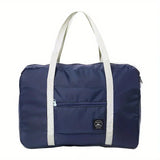 Portable and lightweight travel luggage bag, large capacity sports and fitness bag, foldable handheld boarding bag