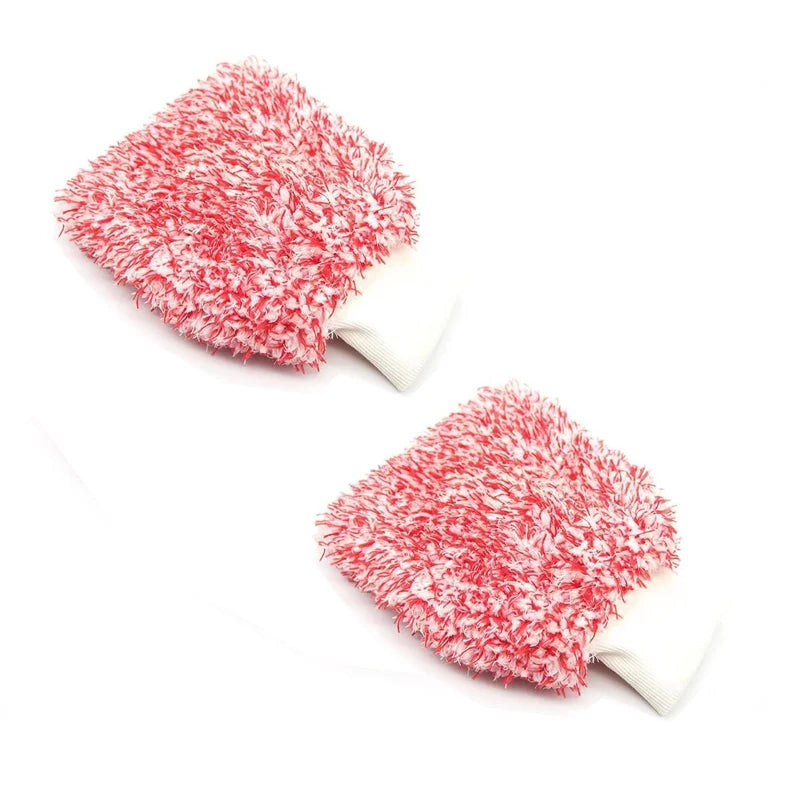 Guantes de limpieza de coche de microfibra suave de alta densidad, sin rayones, accesorios para vehículos 