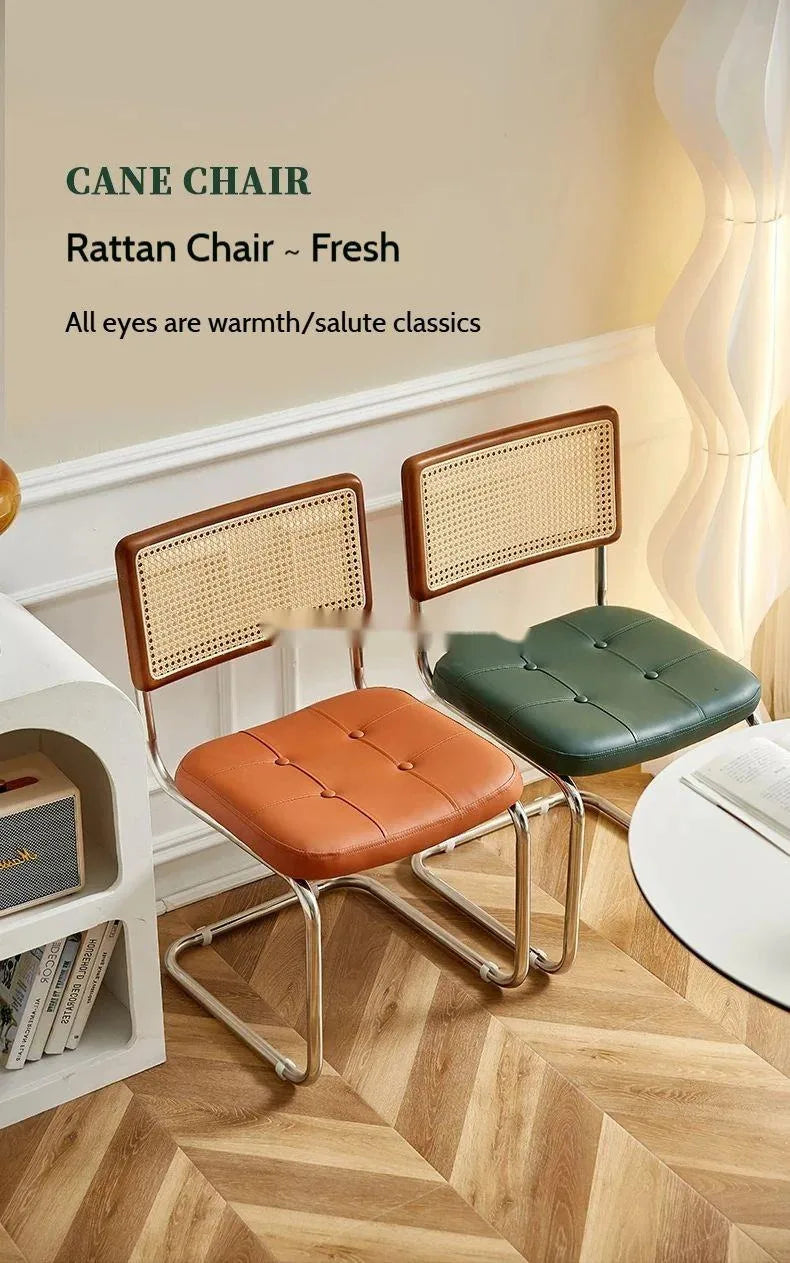 Kitchen Office Outdoor Dining Chairs Modern Luxury Salon Relax Cesca Chair Restaurant INS Sillas Para Comedor Furniture WK50DC