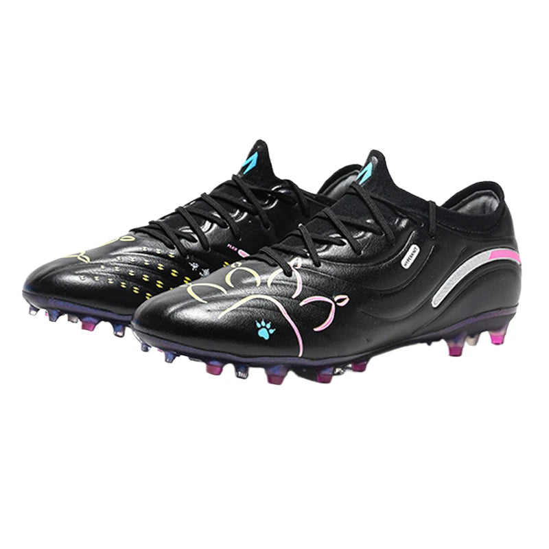 Kelme Men's Soccer Shoes Mg Professional  Football Shoes Artificial Grass Training Adult Short Spikes Cushioning Football Boots