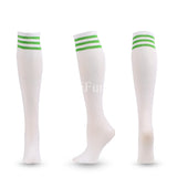 Unisex Compression Socks Football Socks Non-slip Long Tube Knee High Stockings Socks Striped Soccer Socks Running Sports Socks
