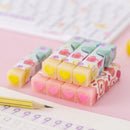 3pcs/lot Cartoon Creative Fruit Eraser Pupils Exam Pencil Eraser Children's Stationery Painting Sketch Eraser  School  Kawaii