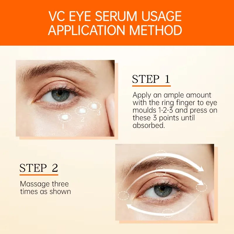 Suero de ojos antiojeras con retinol, antiarrugas, reafirmante, elimina bolsas, atenúa líneas finas, blanquea e ilumina. Cuidado de ojos coreano.