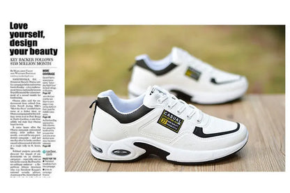 Zapatillas de running para hombre, transpirables, con amortiguación de aire, con cordones, antideslizantes, para exteriores