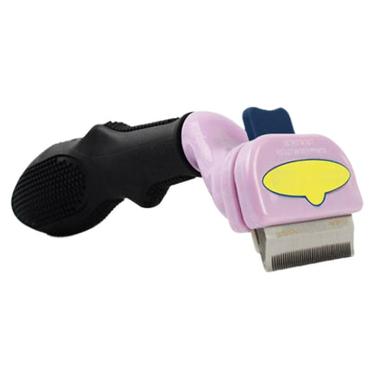 Peines para quitar el pelo de mascotas y gatos, cepillos de aseo para perros y gatos, peines de masaje para la caída del pelo, cepillo de limpieza y desenredado para recortar el pelo de mascotas.