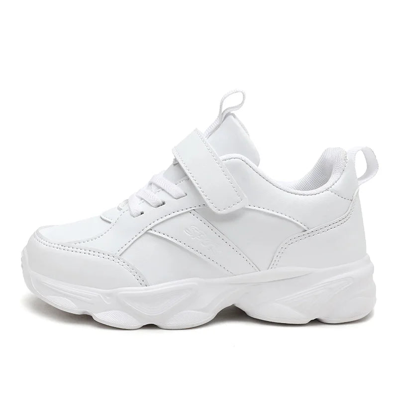 Children's Fashion Sports Shoes Breathable Student Black School Walking Shoes Anti-skid Boys & Girls Casual Running Sneaker