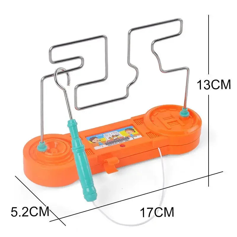 Laberinto de colisión eléctrica para niños, juguete divertido para entrenamiento de concentración, experimento científico, rompecabezas de educación temprana, juguetes, accesorios de aprendizaje