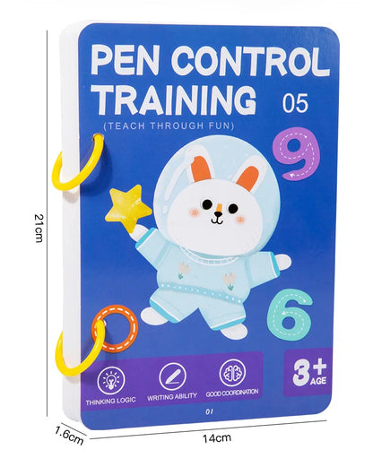 Magical Tracing Workbook Children Montessori Drawing Book Education Reusable Magic Practice Copybook Pen Control Training Book