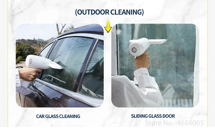 Electric Window Cleaner For Home Wireless Glass Cleaning Machine Kitchen Bathroom Cleaning Tools Car Windshield Mirror Wiper
