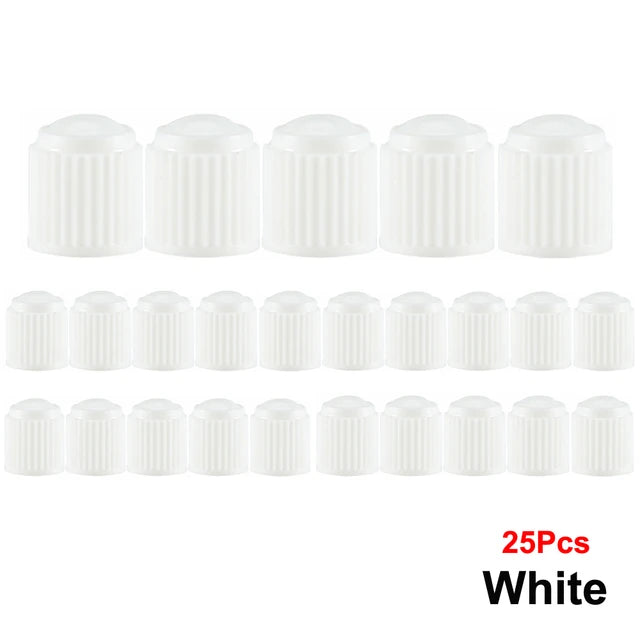 AUTCOAT-Tire Stem Valve Caps, Plastic Valve Caps, Universal Stem Covers for Cars, SUVs, Bike &amp; Bicycle, Trucks, Motorcycles 