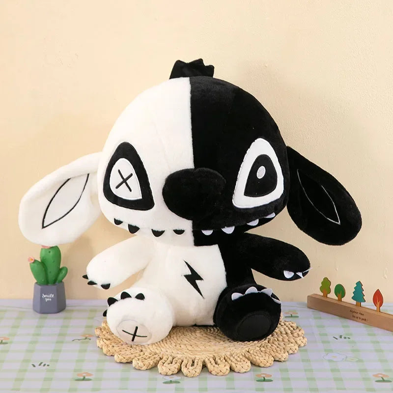 MINISO Night Ghost Stitch Plush Toy Cute Anime Stitch Plush Toys Soft Cartoon Stuffed Companion Children's Birthday Gift