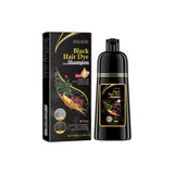 Shampoo EELHOE 3 em 1 para Tingir Cabelos de Preto: Crescimento, Limpeza, Escurecimento e Nutrição Profunda – Fórmula Natural, Orgânica e à Base de Ervas